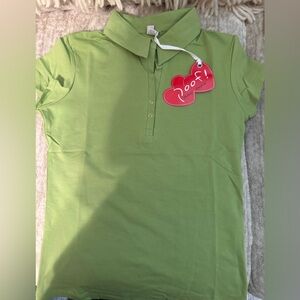 Green Juniors Polo Shirt